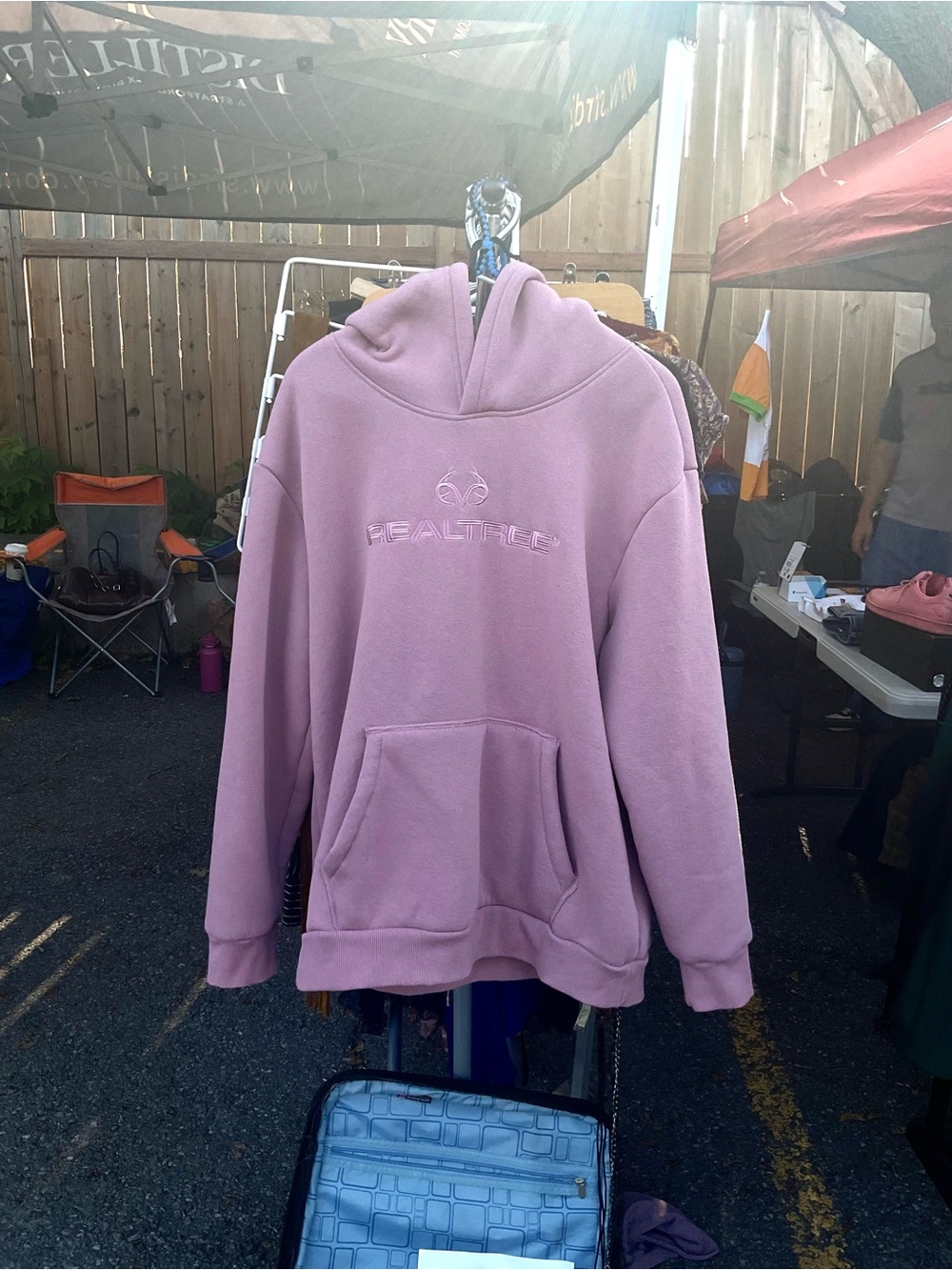 Realtree Women's Pullover Hoodie in Dusty Rose